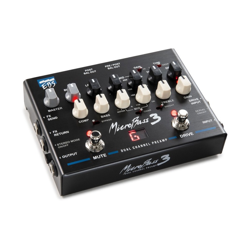 EBS Micro Bass 3 プリアンプ〈イービーエス〉 | Effectors