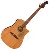 Fender Redondo Player, Walnut Fingerboard, Gold Pickguard, Natural〈フェンダーエレアコ〉|Fender|Acoustic/Classi