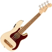 Fender Fullerton Precision Bass Uke, Walnut Fingerboard, Tortoiseshell Pickguard, Olympic White〈フェンダ
