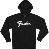 Fender Transition Logo Zip Front Hoodie, Black, XLサイズ ジップフロントパーカー〈フェンダー〉|その他|Accessories その他