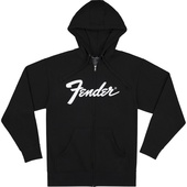 Fender Transition Logo Zip Front Hoodie, Black, M åץեȥѡҥե