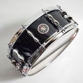 SAKAE SD1455MA/M-RB Real Black スネア 展示品 ソフトケース付き〈サカエ〉|スネア|Drums