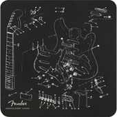 Fender Mousepad, Exploded Strat ޥѥåɡҥե