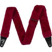 Fender Poodle Plush Strap, Red ギター/ベースストラップ〈フェンダー〉|Fender|ストラップ
