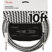 Fender Pro 10' Instrument Cable, Checkerboard 10ft S/S（約3m）ギターケーブル〈フェンダー〉|Fender|シールド・ケーブル