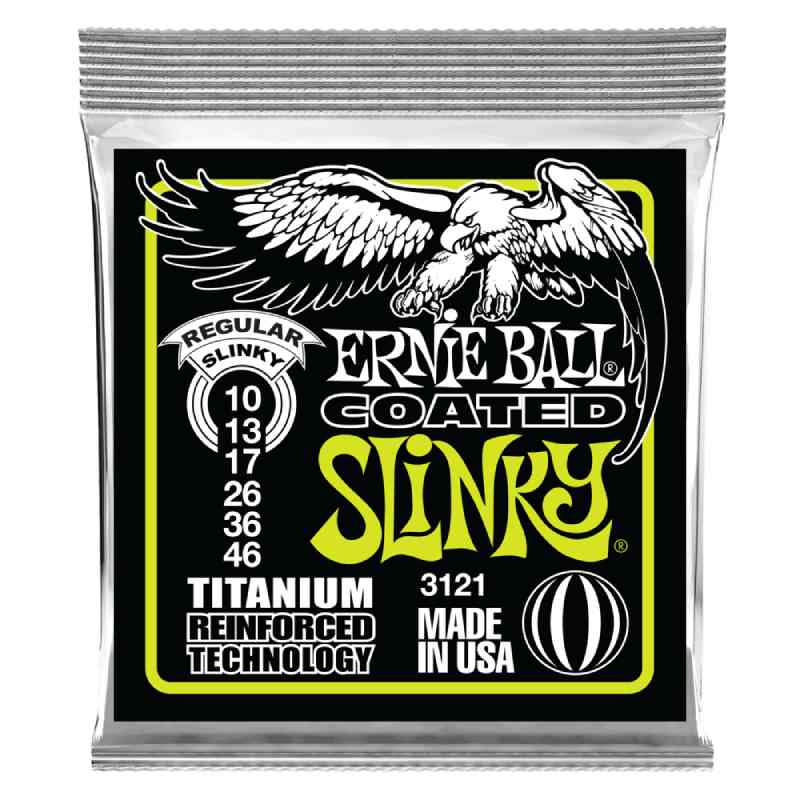 ERNIE BALL 3121 エレキ弦 Coated Slinky コーティング加工〈アーニー 