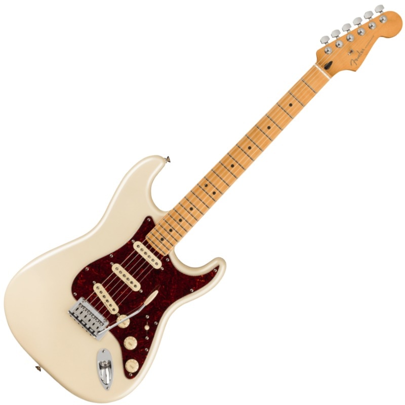 Fender Player Plus Stratocaster, Maple Fingerboard, Olympic Pearl〈フェンダーMEXストラトキャスター〉