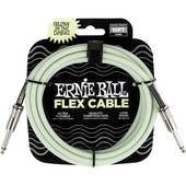 ERNIE BALL 6436 SS GLOW IN DARK 蓄光 Flex cables 10ft ギターケーブル 〈アーニーボール〉|その他|シールド・ケーブル