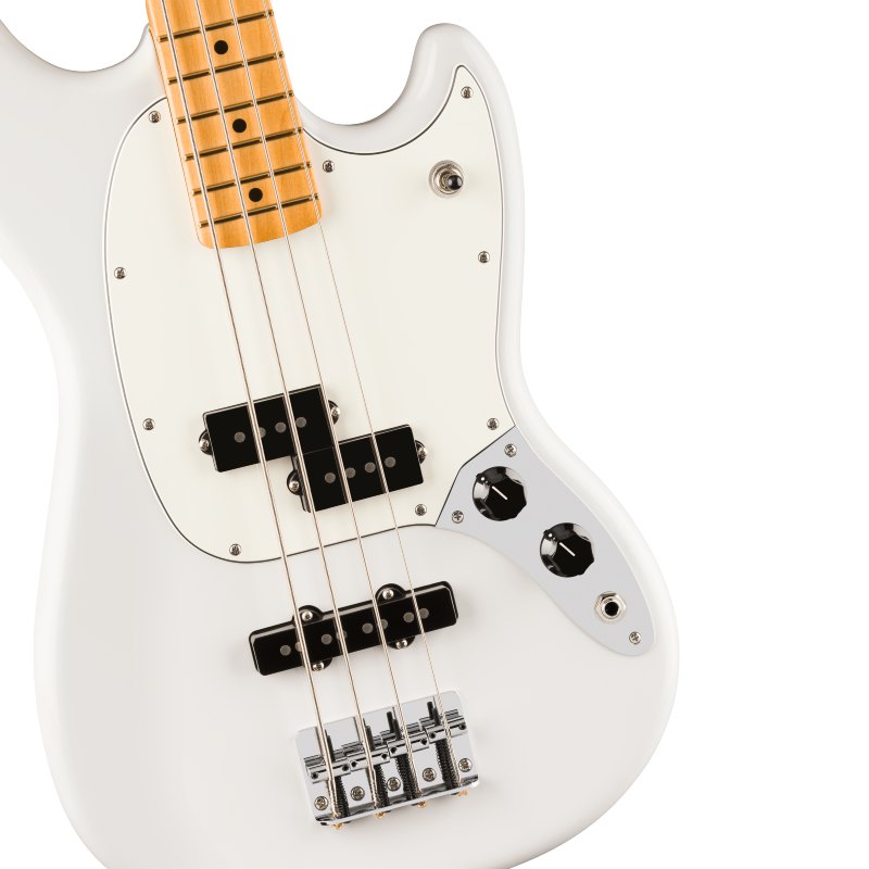 Fender Player II Mustang Bass PJ, Maple Fingerboard, Polar White