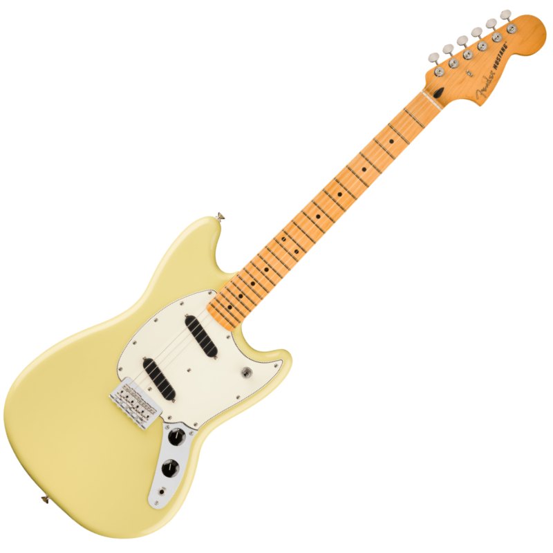 Fender Player II Mustang, Maple Fingerboard, Hialeah Yellow