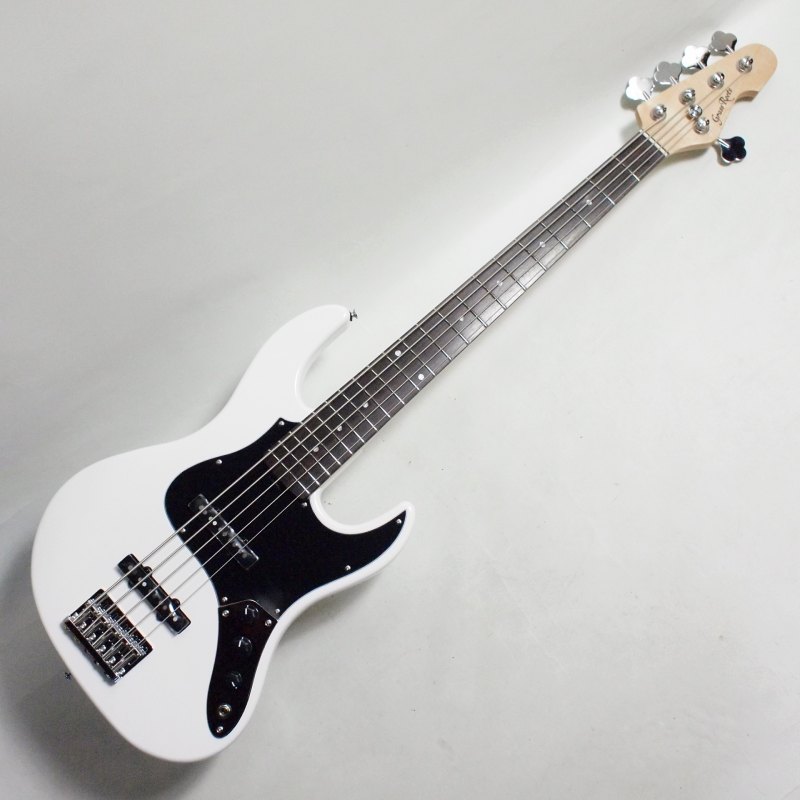 GrassRoots G-AMAZE-5-DX Snow White 5弦エレキベース〈グラスルーツ