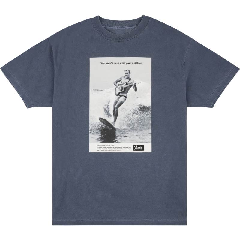 Fender Vintage Ad Surfer Tee, Ocean, L������ T����ġҥե���������ե�������