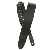 D'Addario 25BL00 2.5 BASIC LTH GTR STP, BLK ギター/ベース用ストラップ〈ダダリオ〉|Planet Waves|ストラップ
