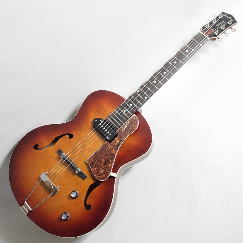 Godin 5th Avenue Kingpin P90 Cognac Burst フルアコ〈ゴダン
