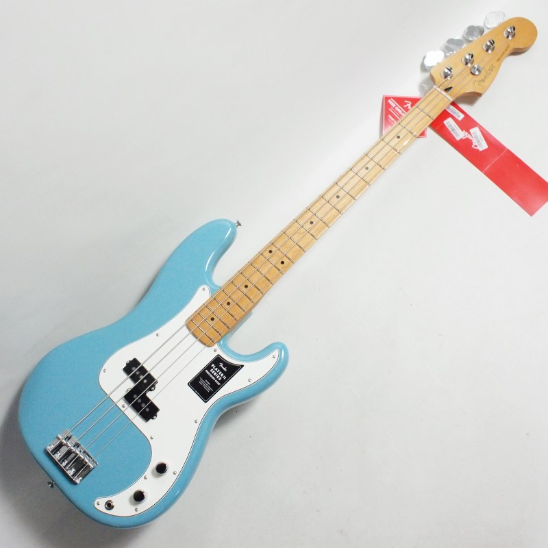 Fender Player II Precision Bass, Maple Fingerboard, Aquatone