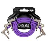 ERNIE BALL 6453 Flex Patch Cables 12  Purple 30cm 3セットパック パッチケーブル〈アーニーボール〉|その他|シールド・ケーブル