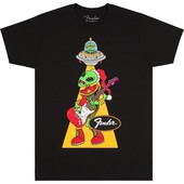 Fender Ugly Christmas Tee, Alien, Blk, S������ T����ġҥե��������