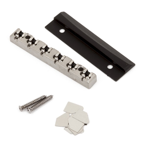 Fender LSR Roller Nut Assembly (Brushed Chrome) �����顼�ʥåȡҥե��������