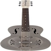 GRETSCH G9201 Honey Dipper Round-Neck, Brass Body Biscuit Cone Resonator Guitar, Shed Roof Finish|Ot
