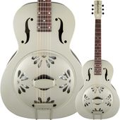 GRETSCH G9201 Honey Dipper Round-Neck, Brass Body Biscuit Cone Resonator Guitar, Shed Roof Finish