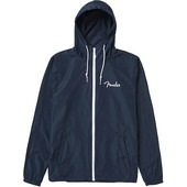 Fender Spaghetti Logo Windbreaker Navy ������ɥ֥쥤���� L�������ҥե��������