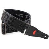 RightOn! STRAPS DELUXE Black ブラック ギター/ベース用ストラップ【ライトオン！ストラップス】|その他・ストラップ|ストラップ