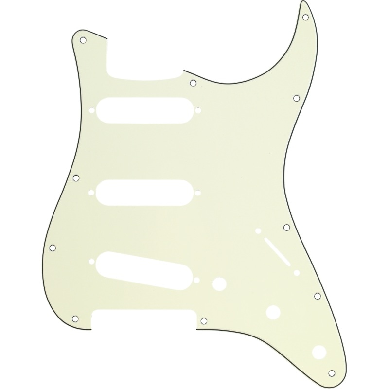 Fender Pickguard, Stratocaster S/S/S, 11-Hole Mount, Mint Green MG/B/MG 3-Ply �ԥå������ɡҥե��������