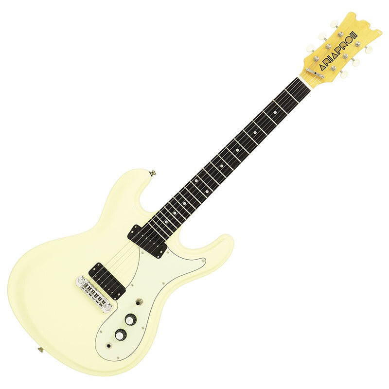 ARIA PRO II DM-206 VW (Vintage White) エレキギター〈アリアプロII