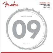 Fender Stainless 350's Guitar Strings, Stainless Steel, Ball End, 350L Gauges .009-.042 エレキギター弦〈フェンダ