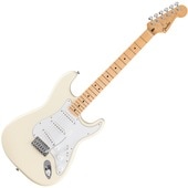 Fender Standard Stratocaster, Maple Fingerboard, White Pickguard, Olympic Whiteҥեȥȥ㥹