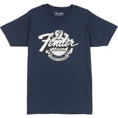 Fender World Wide Tee, Vintage Navy, Mサイズ Tシャツ〈フェンダー〉|その他|Accessories その他