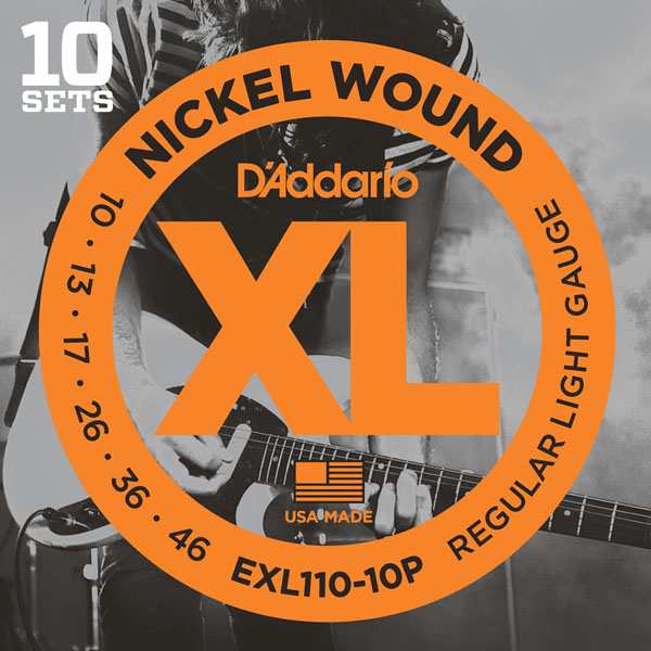 D'Addario ���쥭�� EXL110-10P��10���å�����ѥå��ˡҥ����ꥪ��