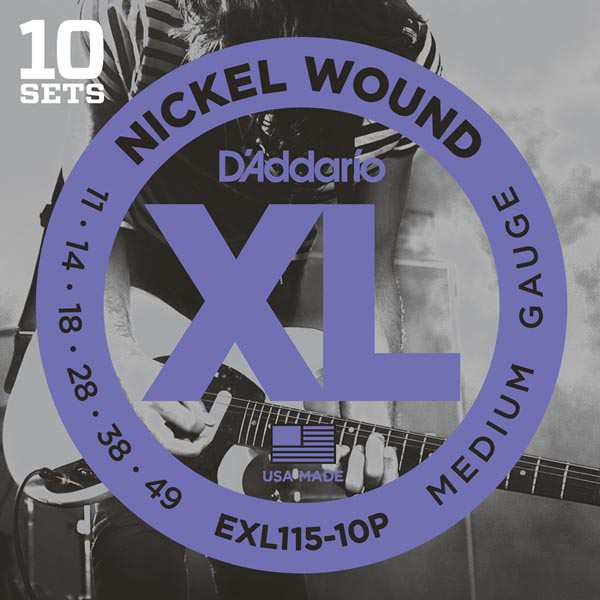 D'Addario ���쥭�� EXL115-10P��10���å�����ѥå��ˡҥ����ꥪ��