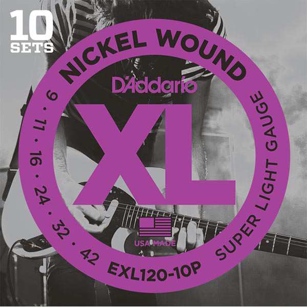 D'Addario ���쥭�� EXL120-10P��10���å�����ѥå��ˡҥ����ꥪ��