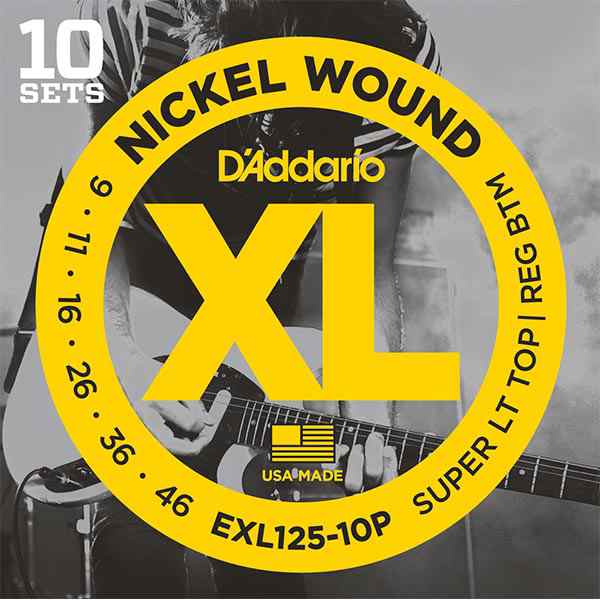 D'Addario ���쥭�� EXL125-10P��10���å�����ѥå��ˡҥ����ꥪ��