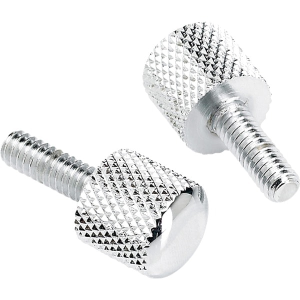 Fender Pure Vintage "Piggyback" Thumb Screws, (2), Chrome�ҥե��������
