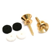 Fender Pure Vintage Strap Buttons, Gold (2) エンドピン〈フェンダー〉|ストラップピン|パーツ（ポット類・プリアンプ他）