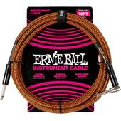 ERNIE BALL 6470 GT CABLE 10FT SA PUMPKIN PIE ケーブル 約3.04m〈アーニーボール〉|その他|シールド・ケーブル