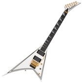 Jackson MJ Series Rhoads RR24MG, Ebony Fingerboard, White with Black Pinstripes エレキギター Made in Japan