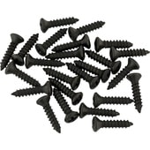 Fender Pickguard/Control Plate Mounting Screws (24) (Black) ピックガードスクリュー〈フェンダー〉|パーツ(ペグ・ブリッチ・ナット他)
