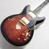 Ibanez AS93QMSP-DBS (Dark Brown Sunburst) Artcore Expressionist セミアコ〈アイバニーズ〉|Ibanez ARTCORE|Electric