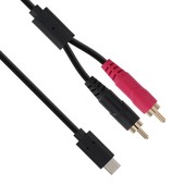 TRUE DYNA TD-USB-RCA2 USB TYPE-C x RCAピンプラグ(L,R)〈トゥルーダイナ〉|その他|シールド・ケーブル