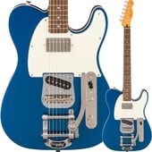 Squier by Fender Classic Vibe Custom Telecaster SH with Bigsby, Parchment Pickguard, Lake Placid Blu