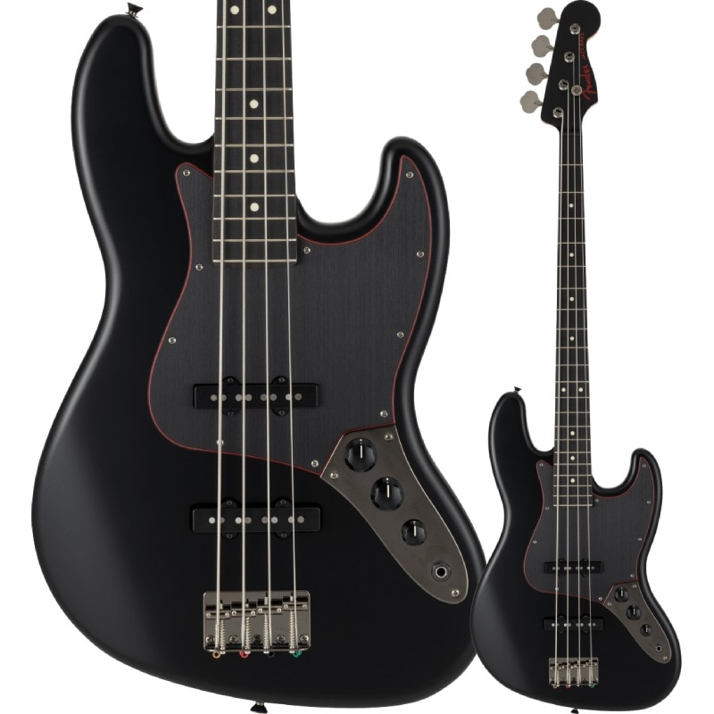 Fender Made in Japan Limited Hybrid II Jazz Bass, Noir