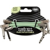ERNIE BALL 6474 Flex Patch Cables 3  Glow in Dark 7.6cm 3セットパック 蓄光パッチケーブル〈アーニーボール〉|その他|シールド・ケーブル