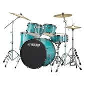YAMAHA 22 バスドラム RYDEEN スタンダードセット RDP2F5STDTQG ターコイズグリッター 〈ヤマハ〉【沖縄・東北・北海道・離島送料別途】|ドラムセット|Drums