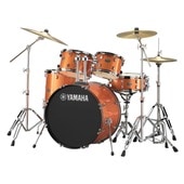YAMAHA 22 バスドラム RYDEEN スタンダードセット RDP2F5STDORG オレンジグリッター 〈ヤマハ〉【沖縄・東北・北海道・離島送料別途】|ドラムセット|Drums