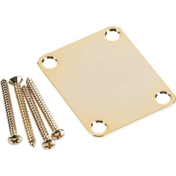 Fender 4-Bolt Vintage Neck Plate "Plain" (No Serial Number or Logo) (Gold) �ͥå��ץ졼�ȡҥե��������