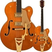 Gretsch Synchromatic Nashville Hollow Body Single-Cut with Bigsby, Ebony Fingerboard, 50's Orange St