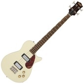 GRETSCH Streamliner Jet Club Bass Single-Cut, Laurel Fingerboard, Vintage White ショートスケールベース〈グレッチ〉|その